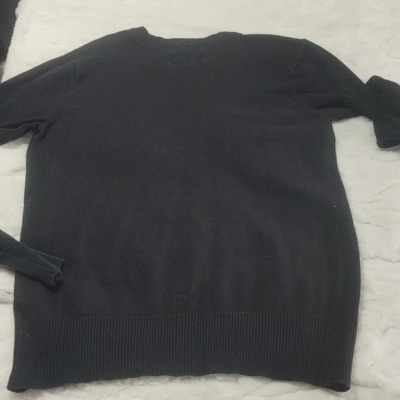 Mens Hurley V Neck Long Sleeve Cotton Sweater Sz M - Picture 11 of 12